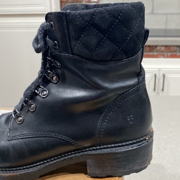 FRYE samantha hiker leather boot womens 11 - Picture 3 of 8